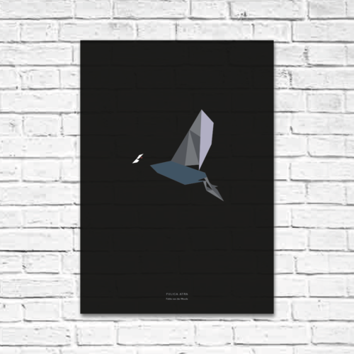 Fulica atra A2 poster