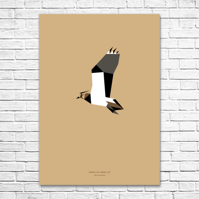 Vanellus vanellus A1 poster