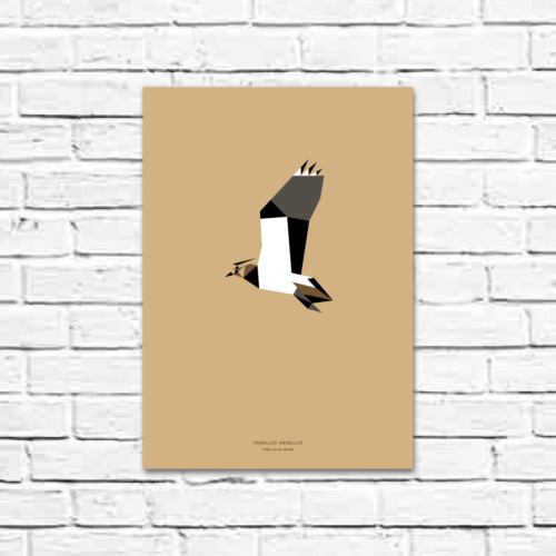 Vanellus vanellus A3 poster