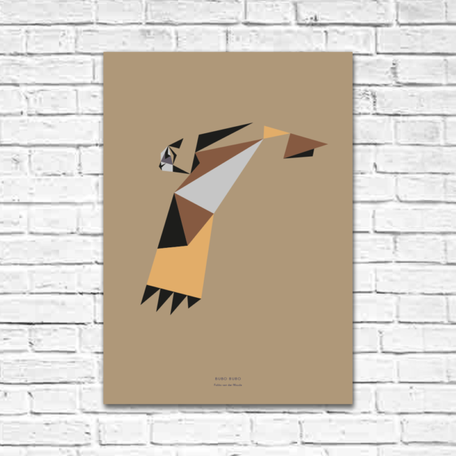 Bubo bubo A2 poster