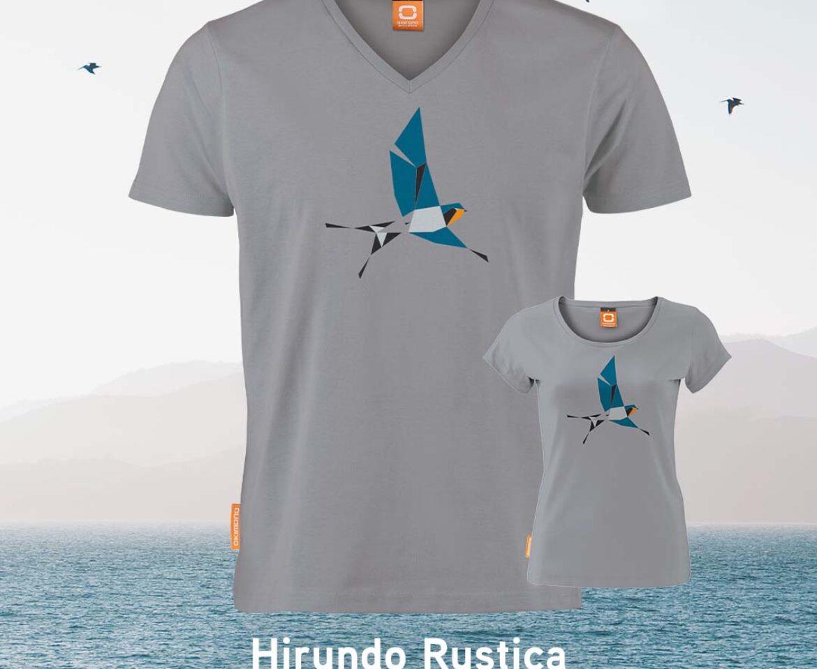 T-shirt Okimono Hirundo rustica