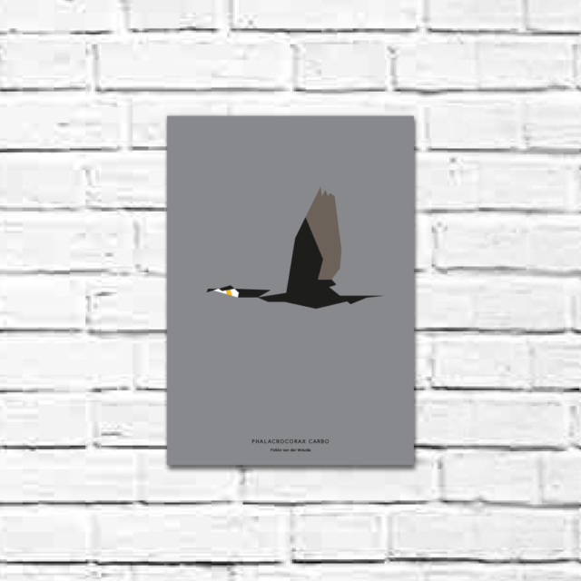 Phalacrocorax carbo A4 poster