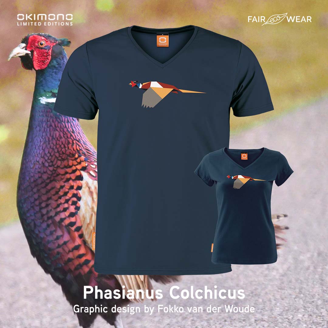 T-shirt Okimono Phasianus colchicus