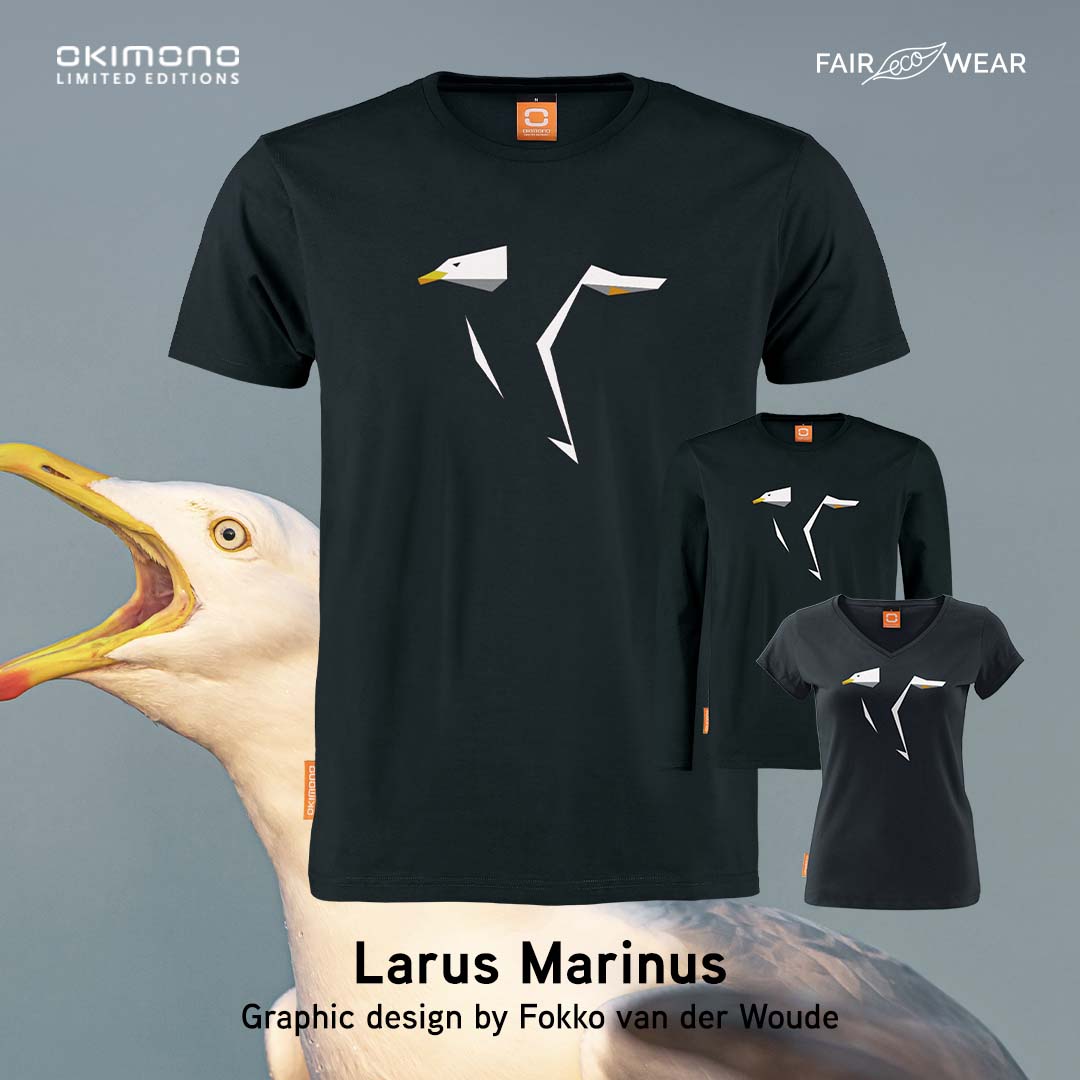 T-shirt Okimono Larus marinus