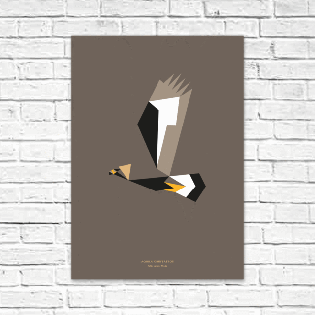 Aquila chrysaetos A2 poster