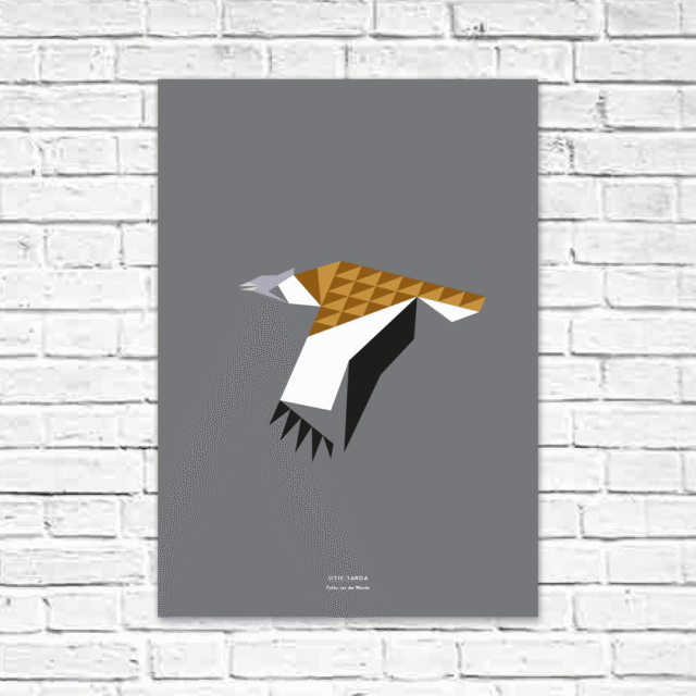 Otis tarda A2 poster