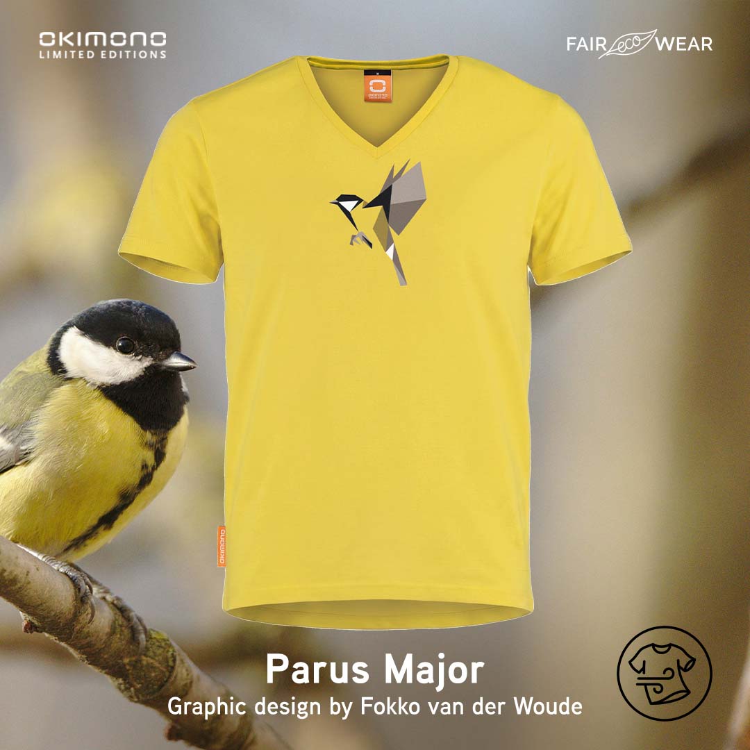 T-shirt Okimono Parus major